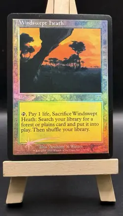 Windswept Heath: 2002 Magic the Gathering - Onslaught Foil Rare - Image 1