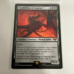 MTG Magic The Gathering Witch-King of Angmar 0114 LTR Mythic M/NM - Image 1