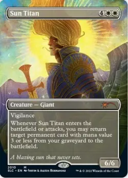 1 x Sun Titan - Secret Lair: 30th Anniversary Countdown Kit - LP - MTG - Image 1