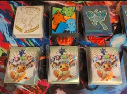 Pokemon TCG Various Sets ETB UPC Deck Sleeves Sealed (Lot Of 10) Charizard Eevee - Image 2