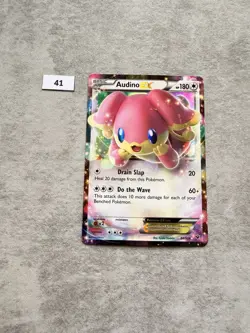 Audino EX 84/124 Fates Collide Holo 2016 Pokemon - Image 1
