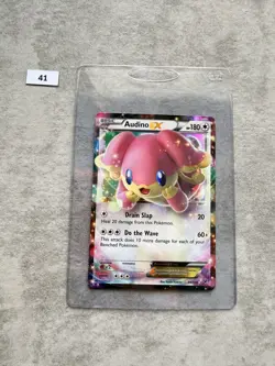 Audino EX 84/124 Fates Collide Holo 2016 Pokemon - Image 3