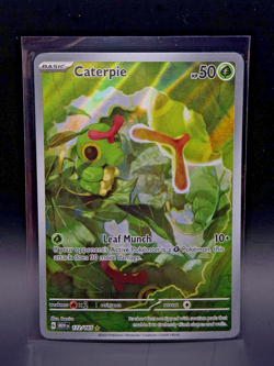 Caterpie 172/165 Pokemon TCG 151 Illustration Rare English NM - Image 1