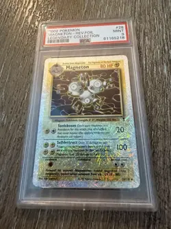 Pokemon Magneton Legendary Collection Reverse Holo Rare PSA 9 2002 28/110 - Image 2