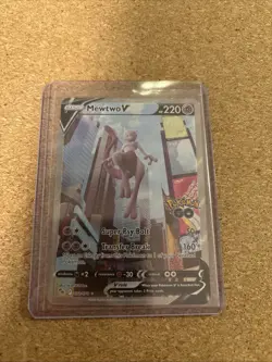 Mewtwo V (Alternate Full Art) 072/078 Pokemon GO Holo - Image 1