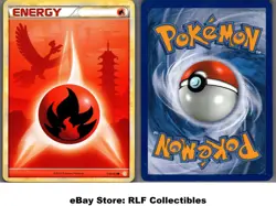2010 Pokemon, Heartgold & Soulsilver, #116/123 Fire Energy, Common (b) - Image 1