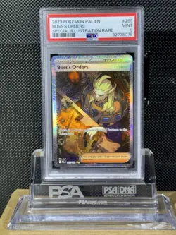 2023 POKEMON PAL EN-PALDEA EVOLVED #265 BOSS'S ORDERS S.I.R PSA 9 MINT - Image 1