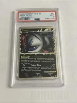 2010 Pokemon Triumphant #91 Absol Prime PSA 9 Mint - Image 1