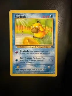 PSYDUCK - 53/62 - Pokemon TCG Fossil Set Unlimited Card - NM - Image 1