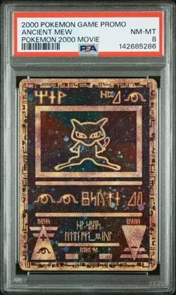 2000 POKEMON GAME MOVIE ANCIENT MEW POKEMON 2000 MOVIE PSA 8 - Image 1