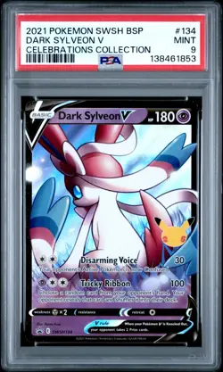 PSA 9 Dark Sylveon V SWSH134 Pokemon Sword and Shield Promo - Image 1