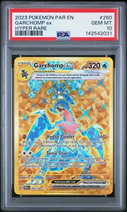 2023 POKEMON PAR EN-PARADOX RIFT 260 GARCHOMP EX HYPER RARE - Image 1