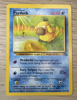 Psyduck - 53/62 - Fossil - Pokemon Card - NM - Image 1