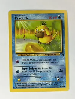 Psyduck 53/62 | Fossil | Common | WotC | Vintage Pokemon NM-VLP - Image 1