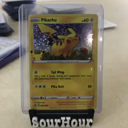 Pokemon Pikachu - (General Mills) SWSH039 Sword And Shield Black Star Promo NM - Image 1