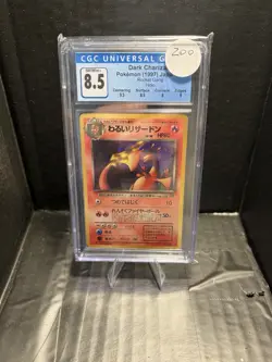CGC 8.5 - Dark Charizard 4/82 - Team Rocket - Holo Rare - Pokemon 2000 Japanese - Image 1