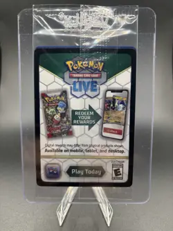 Pokemon TCG Prismatic Evolutions Leafeon EX 006/131 Stamped Surprise Box Promo - Image 2