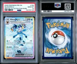 2025 POKEMON PRE EN-PRISMATIC EVOLUTIONS #150 GLACEON EX PSA 10 - Image 3