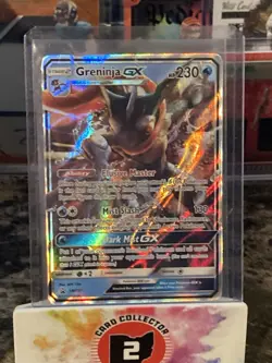 Pokemon TCG Greninja GX SM197 Holo Ultra Rare Black Star Promo NM-MT - Image 1