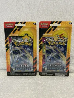 Pokemon TCG: Silver Tempest & Fusion Strike (x2) w/ Jirachi and Victini Pins NEW - Image 1