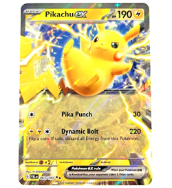 Pokemon Paldea Evolved - Pikachu ex - Ultra Rare NM+/MINT - 063/193 - Image 1