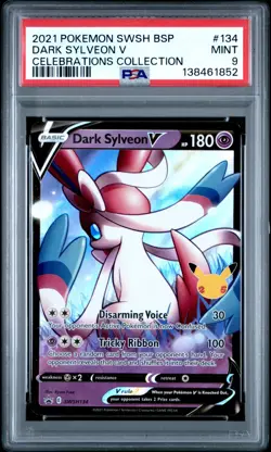 PSA 9 Dark Sylveon V SWSH134 Pokemon Sword and Shield Promo - Image 1