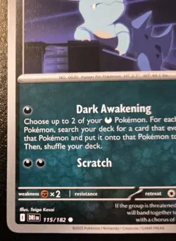Team Rocket's Nidorina 115/182 Common Scarlet & Violet: Destined Rivals Pokemon - Image 4