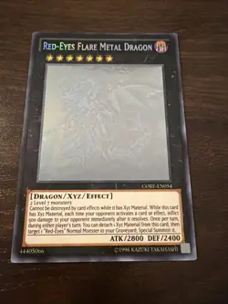 Yu-Gi-Oh TCG Red-Eyes Flare Metal Dragon 1st Edition CORE-EN054 Ghost Rare - Image 1