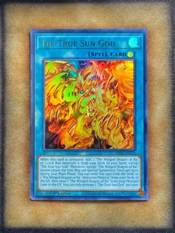 Yugioh The True Sun God MP22-EN275 Ultra Rare 1st Ed NM - Image 1