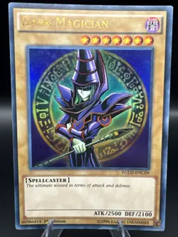 Dark Magician (C) YGLD-ENC09 Yugi's Legendary Decks 1st Edition Ultra Rare LP - Image 1