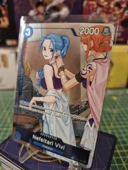 One Piece TCG Nefeltari Vivi EB02-026 SR EB03 Heroines Edition Dash Pack Card - Image 1