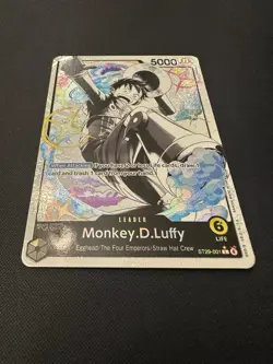 Near Mint Monkey.D.Luffy ST29-001 Alt Leader English One Piece Card Game - Image 2