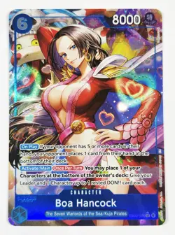 One Piece ENGLISH Boa Hancock EB03-026 SR AA ALTERNATE ART Heroines Edition SP - Image 1