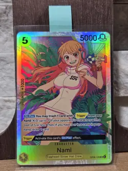 One Piece CCG Nami Alternate Art OP08-106 Sr Two Legends English - Image 1