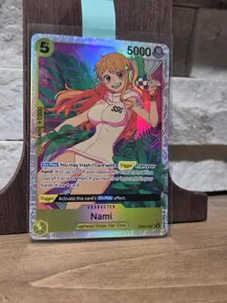 One Piece CCG Nami Alternate Art OP08-106 Sr Two Legends English - Image 2