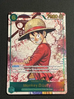 Monkey D. Luffy OP13-118 SEC Alt Art - One Piece Carrying On His Will English - Image 1