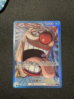 2024 One Piece OP09-42 Buggy Leader Alt Art JP Emperors NM - Image 1