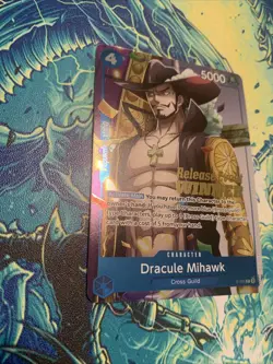Dracule Mihawk (OP11 Release Event Winner) P-081 One Piece Promotion Cards Foil - Image 3