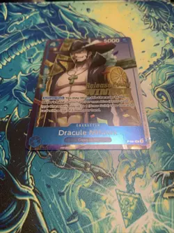 Dracule Mihawk (OP11 Release Event Winner) P-081 One Piece Promotion Cards Foil - Image 4