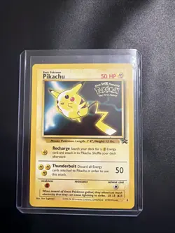 1999 Pokemon Pikachu Kids WB Presents the First Movie Promo Card #4 - Image 1
