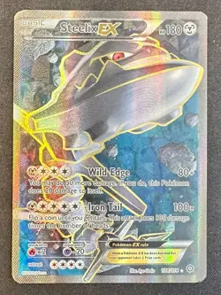 Steelix EX 108/114 2016 XY Steam Siege Pokemon Card TCG Full Art Ultra Rare VLP - Image 1