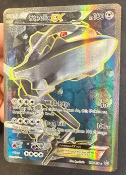 Steelix EX 108/114 2016 XY Steam Siege Pokemon Card TCG Full Art Ultra Rare VLP - Image 2