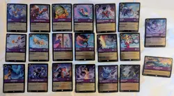 Disney Lorcana Winterspell Bulk 111 Foil Cards - Image 2
