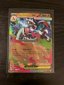 Pokemon Mega Charizard X EX Ultra Rare Holo 029 MEP02 360 HP Flame Card - Image 1