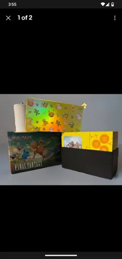 MTG Final Fantasy Chocobo Bundle Card Box, Tokens, ONLY - Image 1