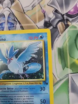 Pokemon Card TCG Articuno Holo 2/62 Fossil ITA Italian Mod Played Vintage - Image 4