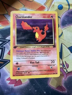 Charmander - 50/82 - Pokemon Team Rocket 1st Edition Card - Image 1