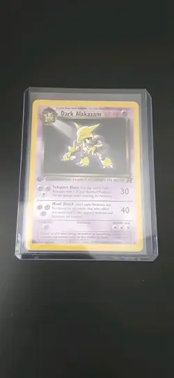 Pokemon Dark Alakazam TCG Card 18/82 Non-Holo 1st Edition - Image 4