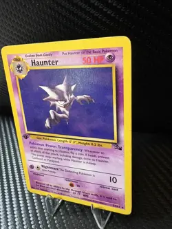 Pokemon Haunter 1st Edition Base Set 21/62 WOTC Vintage Card LP - Image 2