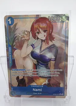Nami (Alt Art) OP09-050 R Emperors in the New World ONE PIECE Card Game English - Image 2